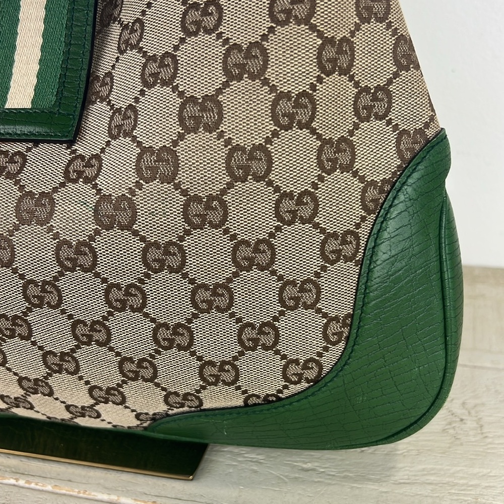 Sold on other platform Gucci Jackie Sherry Green One Shoulder bag - Picture 7 of 16